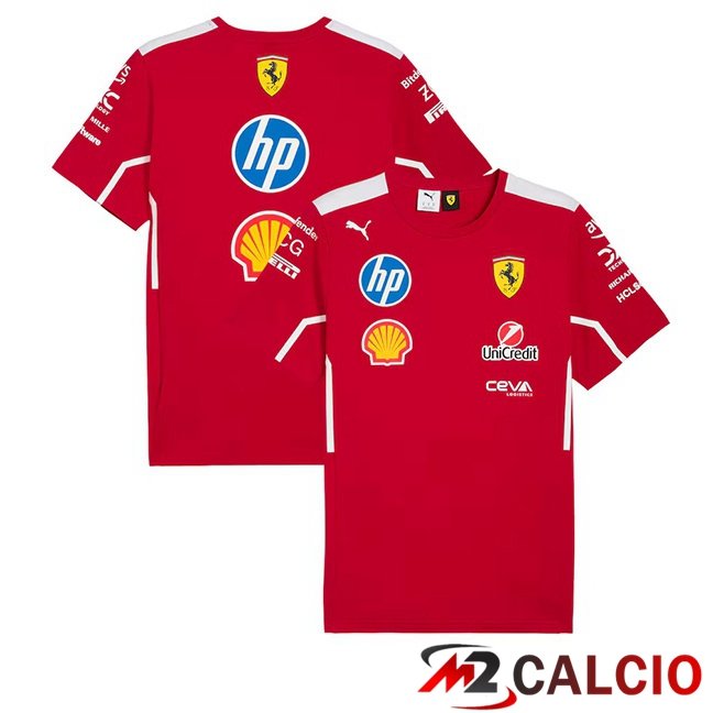 Maglie Calcio Personalizzate,Tute Calcio Squadre,Maglia Nazionale Italiana Calcio | Maglia Formule 1 Ferrari Rosso 2025/2026