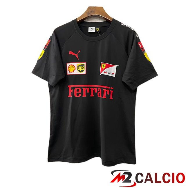 Maglie Calcio Personalizzate,Tute Calcio Squadre,Maglia Nazionale Italiana Calcio | Maglia Formule 1 Ferrari Nero 2025/2026