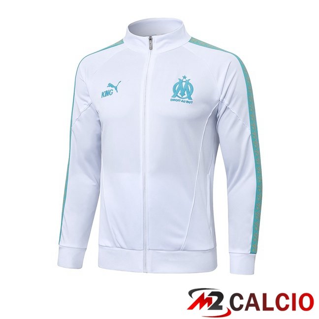 Maglie Calcio Personalizzate,Tute Calcio Squadre,Maglia Nazionale Italiana Calcio | Giacca Calcio Marsiglia OM Bianco 2026/2027