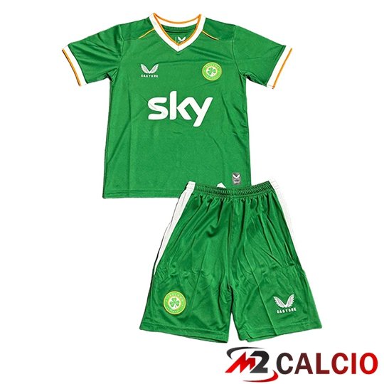 Maglie Calcio Personalizzate,Tute Calcio Squadre,Maglia Nazionale Italiana Calcio | Maglie Calcio Irlanda Bambino Prima 2026/2027