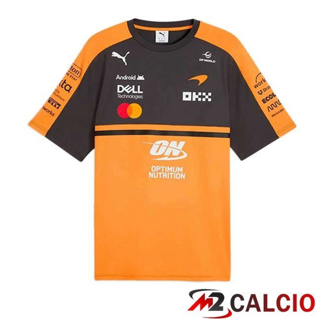 Maglie Calcio Personalizzate,Tute Calcio Squadre,Maglia Nazionale Italiana Calcio | Maglia Formule 1 McLaren Blu Reale Arancia 2025/2026