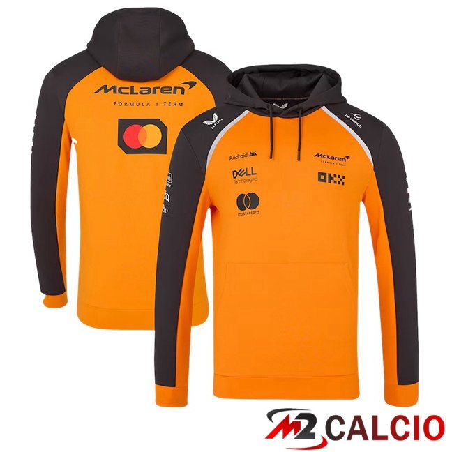 Maglie Calcio Personalizzate,Tute Calcio Squadre,Maglia Nazionale Italiana Calcio | Felpa Con Cappuccio Formule 1 McLaren Arancia 2025/2026