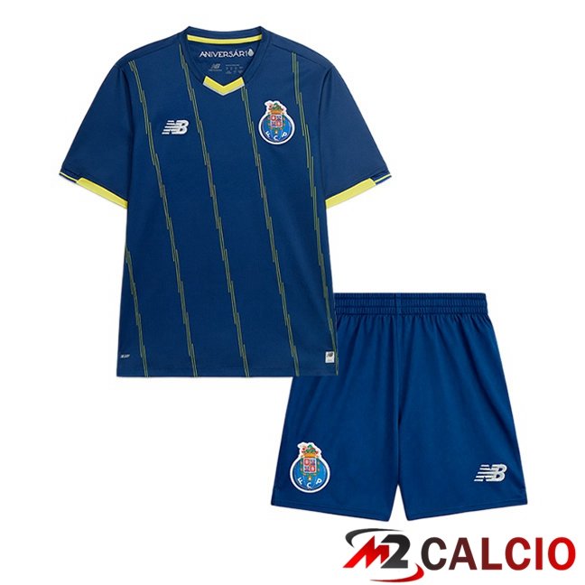 Maglie Calcio Personalizzate,Tute Calcio Squadre,Maglia Nazionale Italiana Calcio | Maglie Calcio FC Porto Bambino Quarto Blu Reale 2025/2026