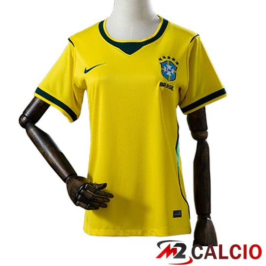 Maglie Calcio Personalizzate,Tute Calcio Squadre,Maglia Nazionale Italiana Calcio | Maglie Calcio Brasile Donna Prima Coppa Del Mondo 2026