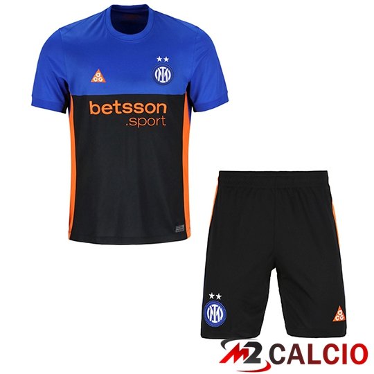 Maglie Calcio Personalizzate,Tute Calcio Squadre,Maglia Nazionale Italiana Calcio | Insieme Maglia Inter Milan Quarto + Pantaloncini 2025/2026