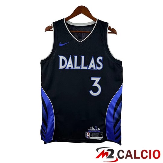 Maglie Calcio Personalizzate,Tute Calcio Squadre,Maglia Nazionale Italiana Calcio | Maglia Dallas Mavericks (DAVIS #3) Nero/Blu 2025/2026