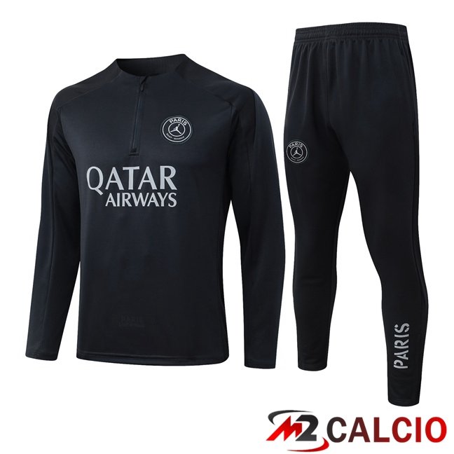 Maglie Calcio Personalizzate,Tute Calcio Squadre,Maglia Nazionale Italiana Calcio | Insieme Tuta Calcio Paris PSG Nero 2026/2027