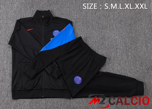 Insieme Tuta Calcio - Giacca Paris PSG Nero 2026/2027