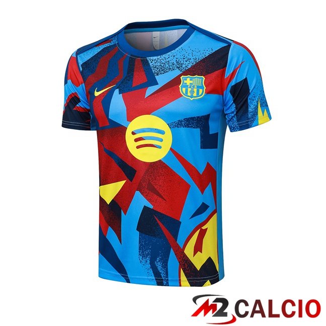 Maglie Calcio Personalizzate,Tute Calcio Squadre,Maglia Nazionale Italiana Calcio | T Shirt Allenamento FC Barcellona Blu Rosso 2026/2027