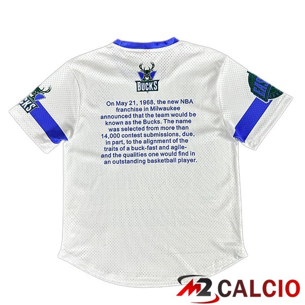 Maglia NBA Milwaukee Bucks Edizione Speciale Retro Blu 2025/2026