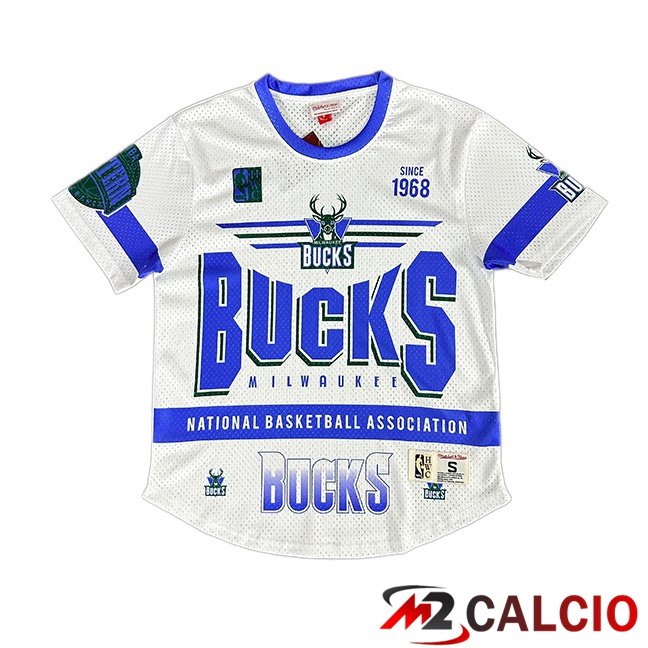 Maglia NBA Milwaukee Bucks Edizione Speciale Retro Blu 2025/2026