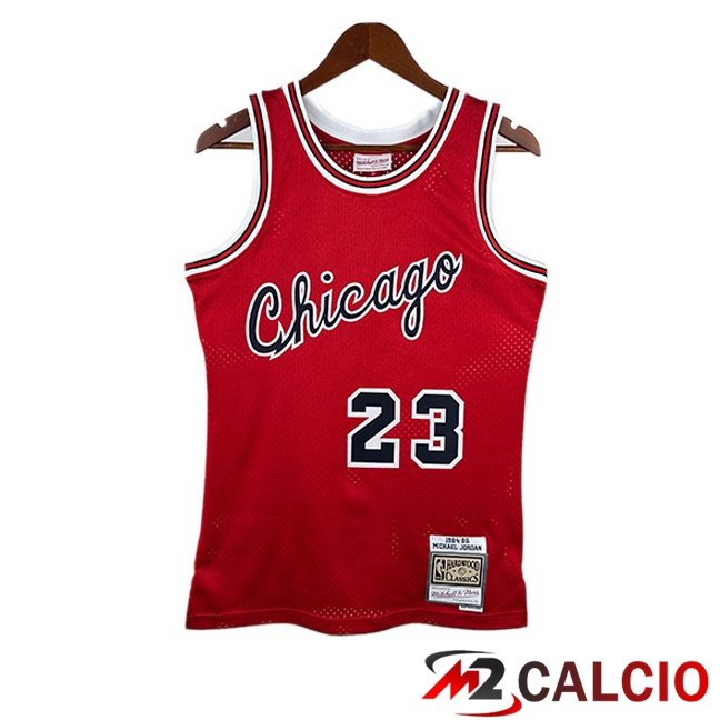 Maglie Calcio Personalizzate,Tute Calcio Squadre,Maglia Nazionale Italiana Calcio | Maglia NBA Chicago Bulls (Michael Jordan 23) Retro Rosso 1984-1985