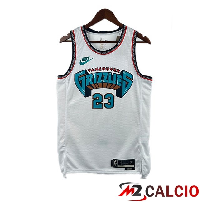 Maglie Calcio Personalizzate,Tute Calcio Squadre,Maglia Nazionale Italiana Calcio | Maglia NBA Memphis Grizzlies (Derrick Rosa 23) Bianco 2024/2025