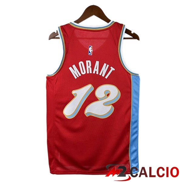 Maglia NBA Memphis Grizzlies (Ja Morant 12) Rosso 2024/2025