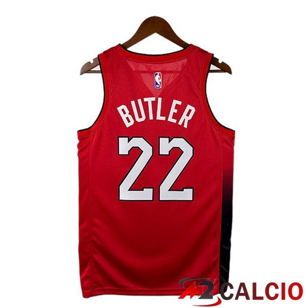 Maglia NBA Miami Heat (Jimmy Butler III 22) Rosso 2024/2025