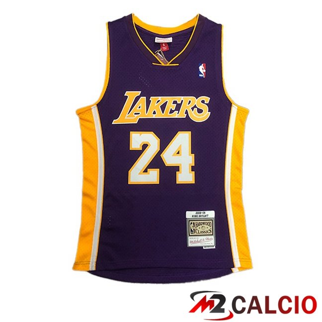 Maglie Calcio Personalizzate,Tute Calcio Squadre,Maglia Nazionale Italiana Calcio | Maglia NBA Los Angeles Lakers (Kobe Bryant 24) Retro Viola 2008-2009