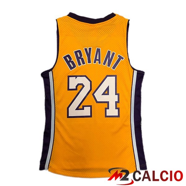 Maglia NBA Los Angeles Lakers (Kobe Bryant 24) Retro Giallo 2008-2009