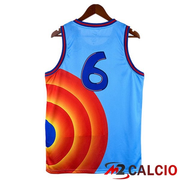 Maglia NBA Los Angeles Lakers (LeBron James 6) Edizione Speciale Blu