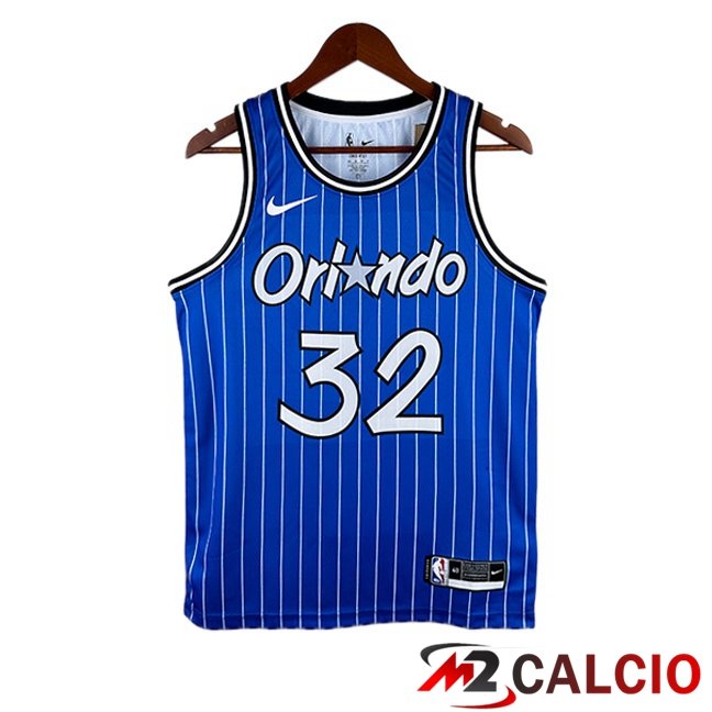 Maglie Calcio Personalizzate,Tute Calcio Squadre,Maglia Nazionale Italiana Calcio | Maglia NBA Orlando Magic (Shaquille O'Neal 32) Retro Blu 2018/2019