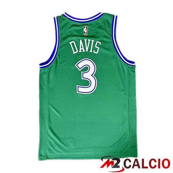 Maglia NBA Dallas Mavericks (Anthony Davis 3) Retro Verde