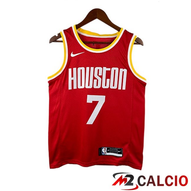 Maglie Calcio Personalizzate,Tute Calcio Squadre,Maglia Nazionale Italiana Calcio | Maglia NBA Houston Rockets (Kevin Durant 7) Retro Rosso