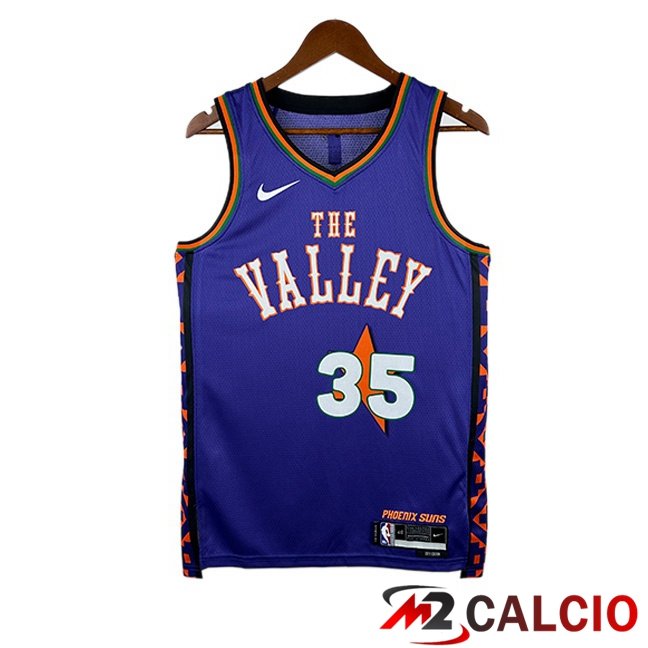 Maglie Calcio Personalizzate,Tute Calcio Squadre,Maglia Nazionale Italiana Calcio | Maglia NBA Phoenix Suns (Kevin Durant 35) Viola 2024/2025