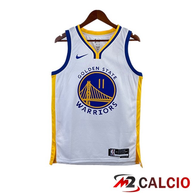 Maglie Calcio Personalizzate,Tute Calcio Squadre,Maglia Nazionale Italiana Calcio | Maglia NBA Golden State Warriors (Klay Thompson 11) Bianco 2022/2023