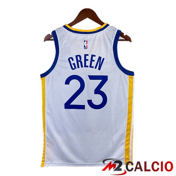 Maglia NBA Golden State Warriors (Draymond Green 23) Bianco 2022/2023