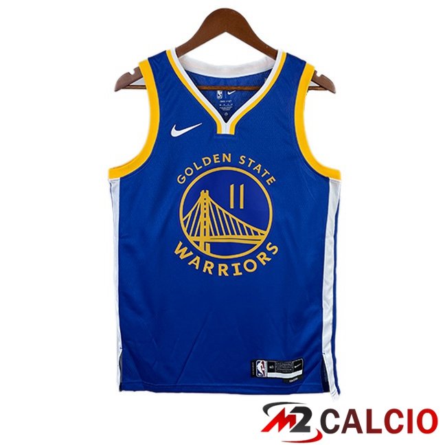Maglie Calcio Personalizzate,Tute Calcio Squadre,Maglia Nazionale Italiana Calcio | Maglia NBA Golden State Warriors (Klay Thompson 11) Blu 2022/2023