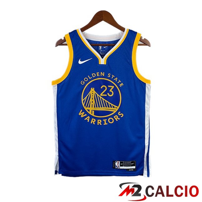 Maglie Calcio Personalizzate,Tute Calcio Squadre,Maglia Nazionale Italiana Calcio | Maglia NBA Golden State Warriors (Draymond Green 23) Blu 2022/2023