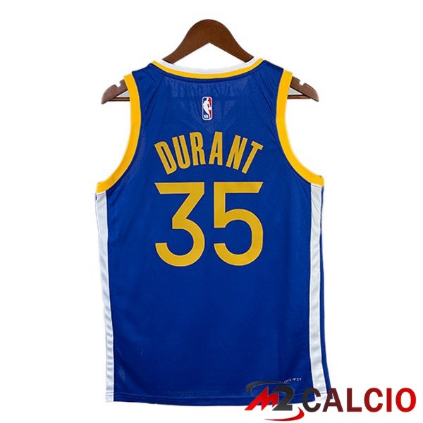 Maglia NBA Golden State Warriors (Kevin Durant 35) Blu 2022/2023