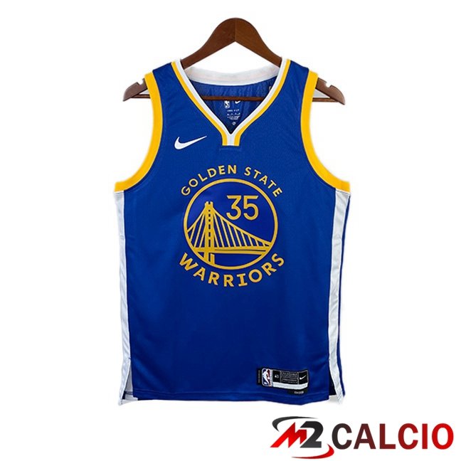 Maglie Calcio Personalizzate,Tute Calcio Squadre,Maglia Nazionale Italiana Calcio | Maglia NBA Golden State Warriors (Kevin Durant 35) Blu 2022/2023