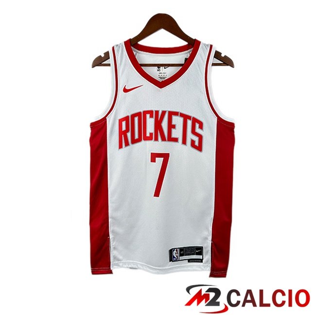 Maglie Calcio Personalizzate,Tute Calcio Squadre,Maglia Nazionale Italiana Calcio | Maglia NBA Houston Rockets (Kevin Durant 7) Bianco 2022/2023