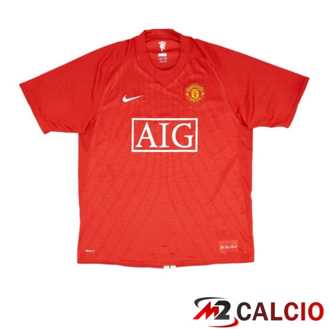 Maglie Calcio Personalizzate,Tute Calcio Squadre,Maglia Nazionale Italiana Calcio | Maglie Calcio Manchester United Retro Prima Rosso 2007-2008