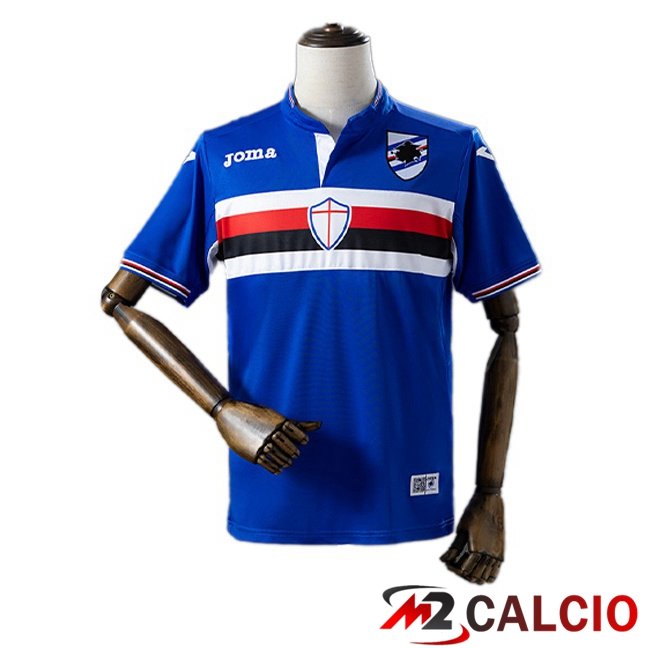 Maglie Calcio Personalizzate,Tute Calcio Squadre,Maglia Nazionale Italiana Calcio | Maglie Calcio UC Sampdoria Retro Prima Blu 2015-2016