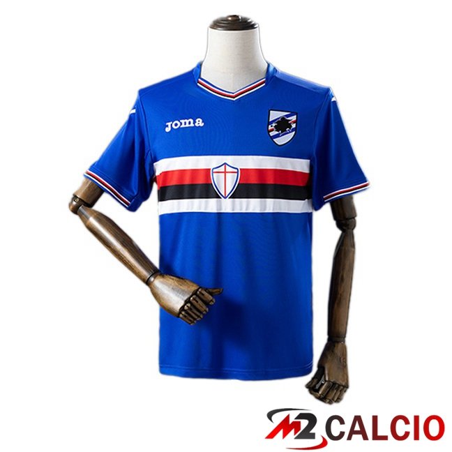 Maglie Calcio Personalizzate,Tute Calcio Squadre,Maglia Nazionale Italiana Calcio | Maglie Calcio UC Sampdoria Retro Prima Blu 2016-2017