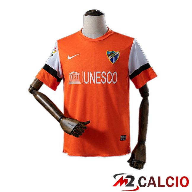 Maglie Calcio Personalizzate,Tute Calcio Squadre,Maglia Nazionale Italiana Calcio | Maglie Calcio Málaga Retro Terza Arancia 2012-2013