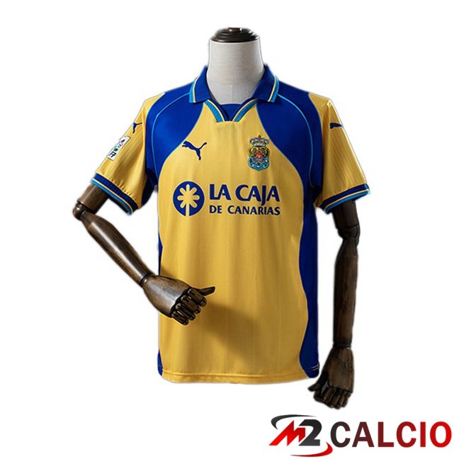 Maglie Calcio Personalizzate,Tute Calcio Squadre,Maglia Nazionale Italiana Calcio | Maglie Calcio UD Las Palmas Retro Prima Giallo 2000-2001
