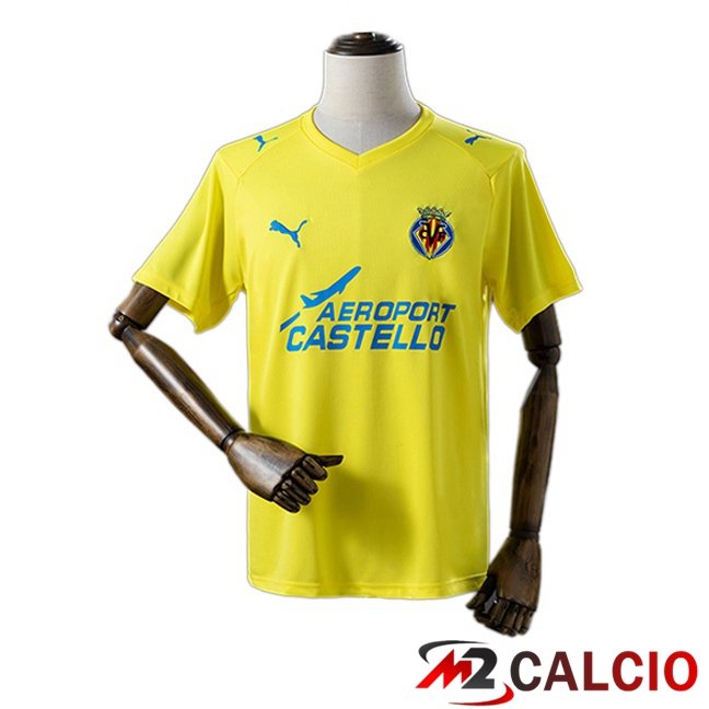Maglie Calcio Personalizzate,Tute Calcio Squadre,Maglia Nazionale Italiana Calcio | Maglie Calcio Villarreal Retro Prima Giallo 2008-2009