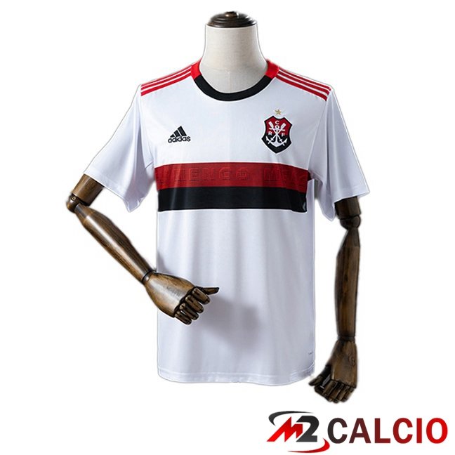 Maglie Calcio Personalizzate,Tute Calcio Squadre,Maglia Nazionale Italiana Calcio | Maglie Calcio Flamengo Retro Seconda Bianco 2019-2020