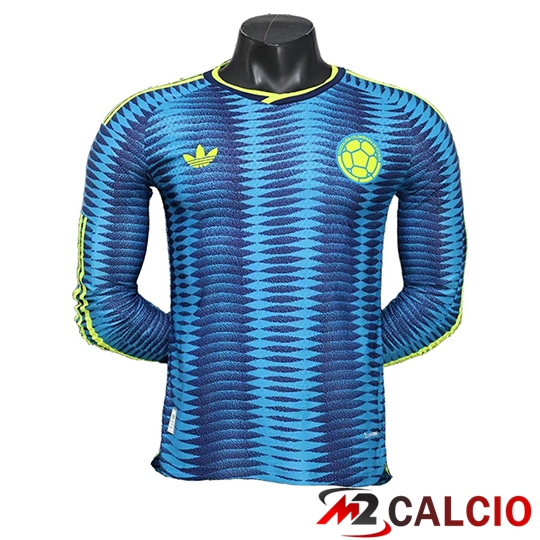 Maglie Calcio Personalizzate,Tute Calcio Squadre,Maglia Nazionale Italiana Calcio | Maglie Calcio Colombia Seconda Manica Lunga 2026/2027