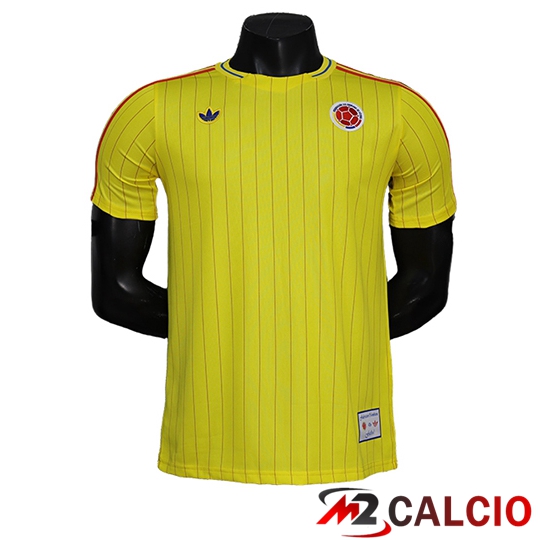 Maglie Calcio Personalizzate,Tute Calcio Squadre,Maglia Nazionale Italiana Calcio | Maglie Calcio Colombia Special Edition Giallo 2026/2027