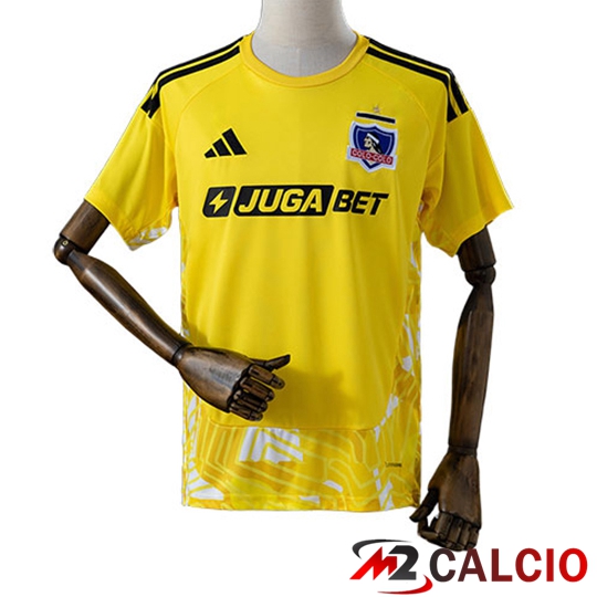 Maglie Calcio Personalizzate,Tute Calcio Squadre,Maglia Nazionale Italiana Calcio | Maglie Calcio Colo-Colo Portiere Giallo 2026/2027