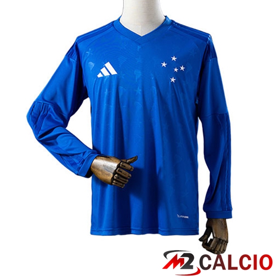 Maglie Calcio Personalizzate,Tute Calcio Squadre,Maglia Nazionale Italiana Calcio | Maglie Calcio Cruzeiro Prima Manica Lunga 2026/2027