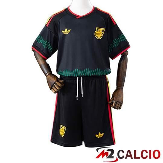 Maglie Calcio Personalizzate,Tute Calcio Squadre,Maglia Nazionale Italiana Calcio | Maglie Calcio Giamaica Bambino Seconda 2026/2027