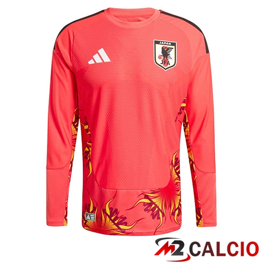 Maglie Calcio Personalizzate,Tute Calcio Squadre,Maglia Nazionale Italiana Calcio | Maglie Calcio Giappone Portiere Manica Lunga Rosso 2026/2027