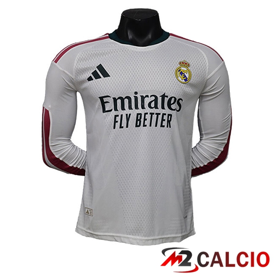 Maglie Calcio Personalizzate,Tute Calcio Squadre,Maglia Nazionale Italiana Calcio | Maglie Calcio Real Madrid Prima Manica Lunga 2026/2027