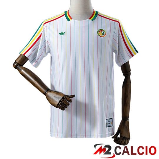 Maglie Calcio Personalizzate,Tute Calcio Squadre,Maglia Nazionale Italiana Calcio | Maglie Calcio Senegal Special Edition Bianco 2026/2027