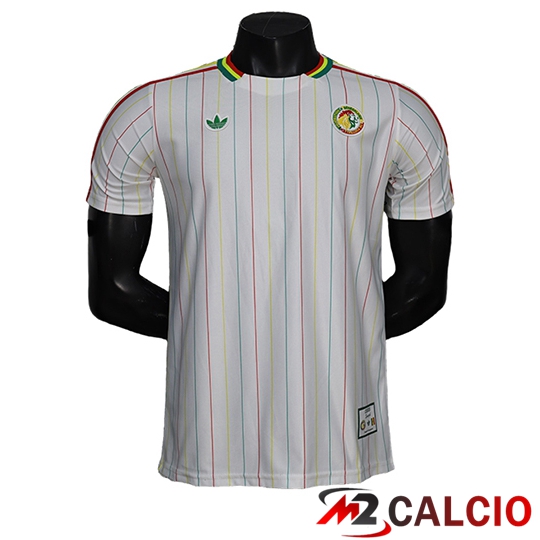 Maglie Calcio Personalizzate,Tute Calcio Squadre,Maglia Nazionale Italiana Calcio | Maglie Calcio Senegal Special Edition Bianco 2026/2027