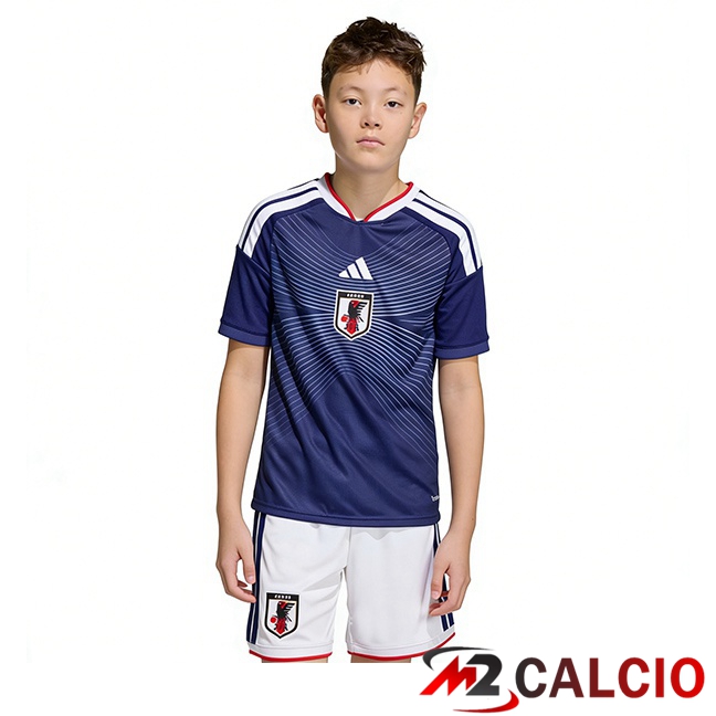 Maglie Calcio Personalizzate,Tute Calcio Squadre,Maglia Nazionale Italiana Calcio | Maglie Calcio Giappone Bambino Prima Blu 2026/2027